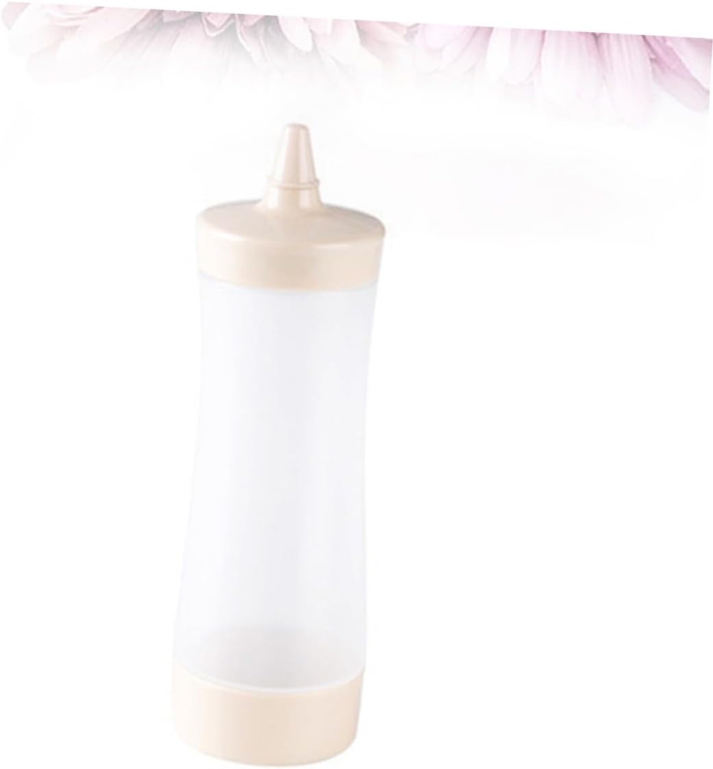 HOLIDYOYO 350ml Reusable Squeeze Bottle for Salad Dressing and Condiments