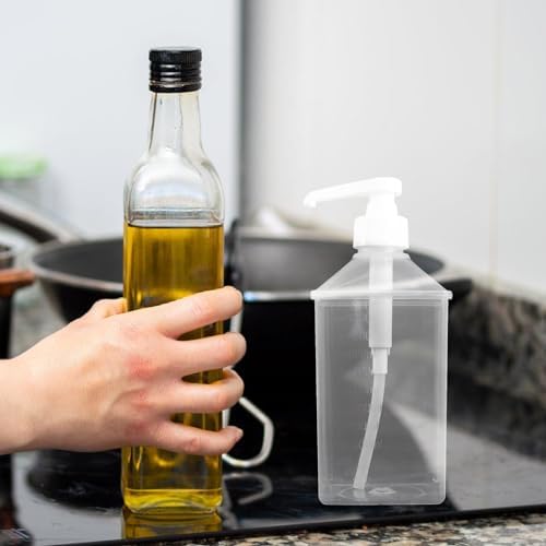 Cabilock 1100ML Condiment Squeeze Bottle White