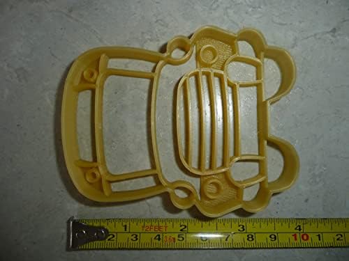 School Bus Cookie Cutter - Detailed Cartoon Design