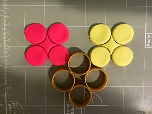 Arbi Design Circle Pattern Embosser Stamp Cookie Cutter 15x4