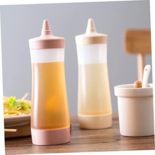 COLLBATH 350ML Reusable Salad Dressing Squeeze Bottle