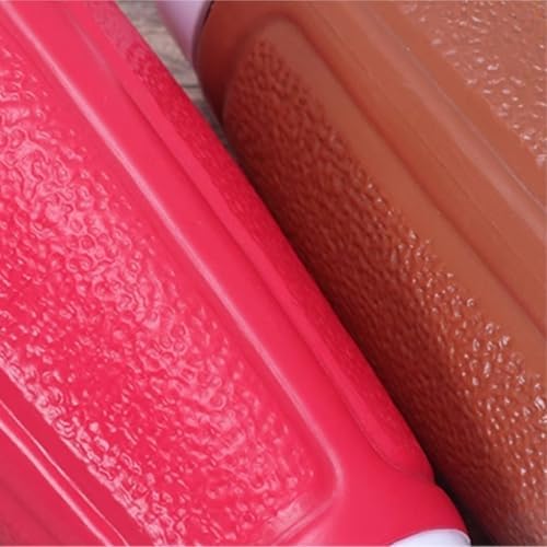 KLEYE Squeeze Bottles Set Of 5 Brown Plastic Condiment Bottles With Lid