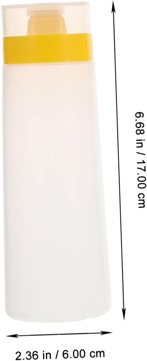 CIYODO Jam Squeeze Bottle Leakproof Kitchen Salad Condiment Bottle