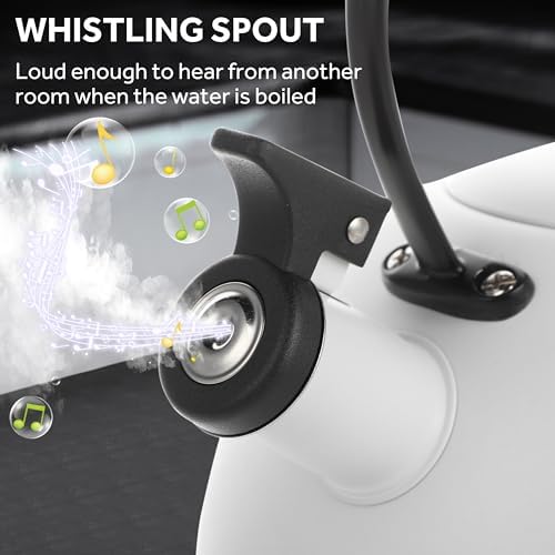 YSSOA Whistling Stovetop Tea Kettle 32 Quart