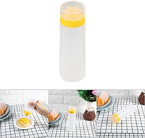 TITA-DONG 4 Hole Condiment Squeeze Bottle 300ml Food Grade Resin Ketchup Dispenser