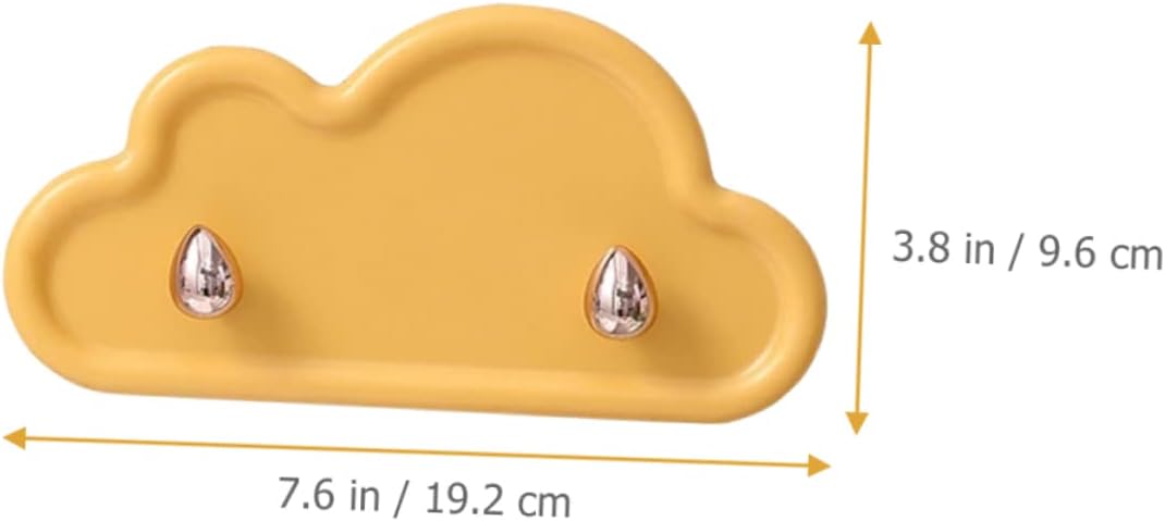 POPETPOP 4pcs Space-Saving Cloud Hangers Wall Hooks
