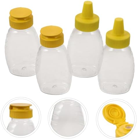VOSAREA Squeezable Condiment Bottles for Salad Dressing and Sauces