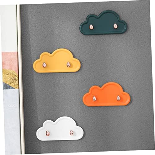 POPETPOP 4pcs Space-Saving Cloud Hangers Wall Hooks