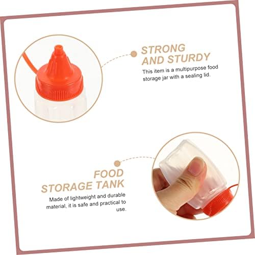 Zerodeko Durable Condiment Squeeze Bottles Set