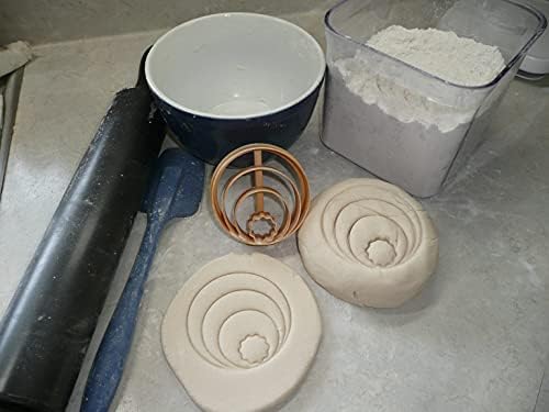 YNGLLC CIRCLE CONCHA CUTTER 35 Inch Diameter Gold 1
