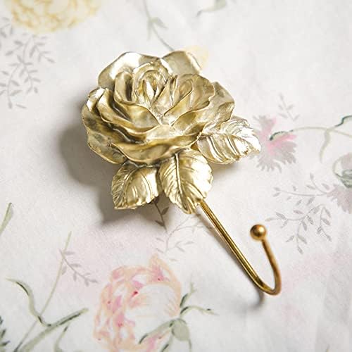 Rose Hook Key Holder for Bag and Coat Gold