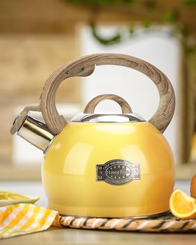 Hauce Radio 21 Quart Stovetop Tea Kettle with Whistle