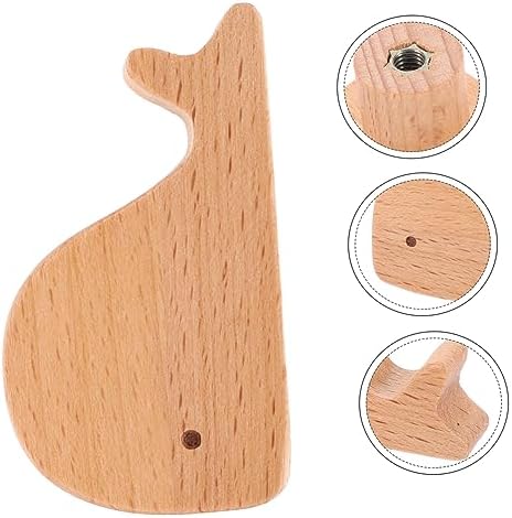Cute Animal Wood Wall Hook for Towels Hats Bags