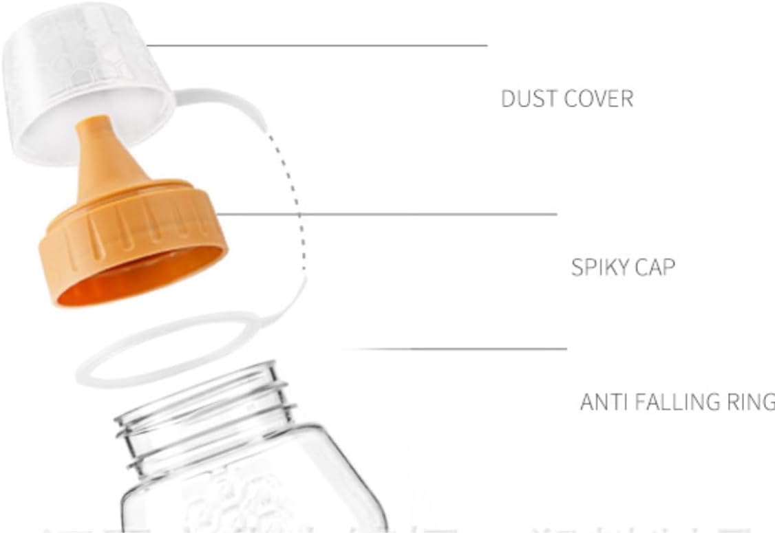 KLEYE 6PCS Condiment Squeeze Bottles
