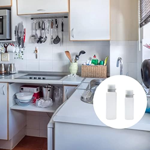 Hemoton 2pcs Reusable Condiment Squeeze Bottles