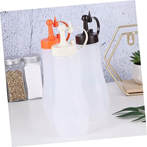 Cabilock Salad Dressing Bottle Set of 3 with Lids
