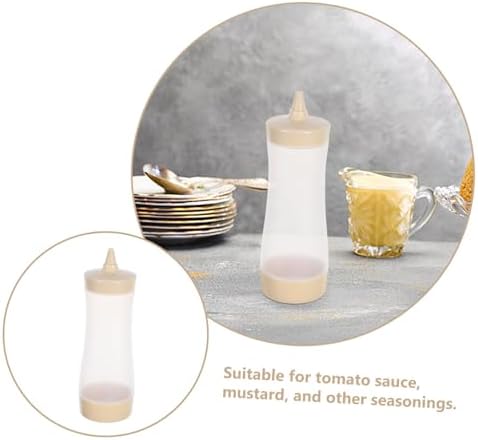 BRIGHTFUFU Plastic Condiment Squeeze Bottles