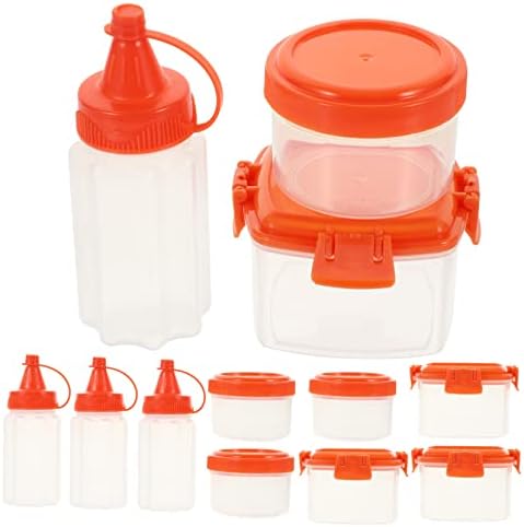 CRILSTYLEO Squeeze Sauce Bottles Set for Fresh Storage