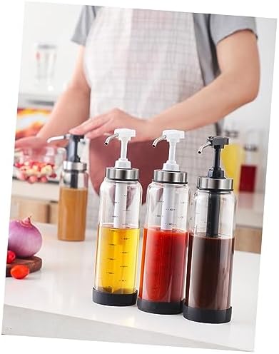 500ml Salad Sauce Pump Bottle with Spring Lid