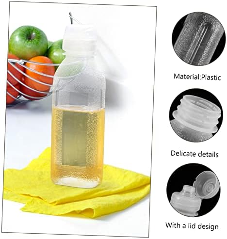 HOLIDYOYO Squeeze Bottles for Sauces Kitchen Oil Dispenser Set of 4