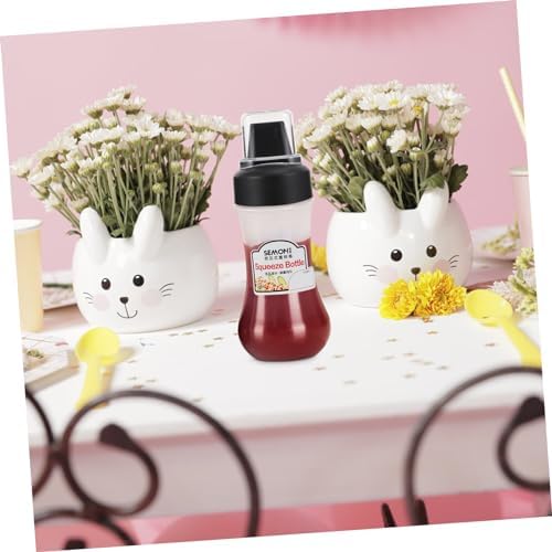 ABOOFAN 5-Hole Condiment Squeeze Bottle Kitchen Dispenser
