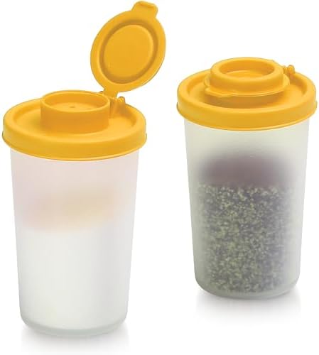 SIGNORAWARE Salt Pepper Shakers Set of 2 Airtight Dispenser