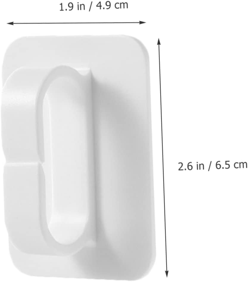 SOLUSTRE 6Pcs Heavy Duty Adhesive Wall Hooks