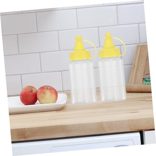 4PCS Reusable Condiment Squeeze Bottles for Kitchen Use 1