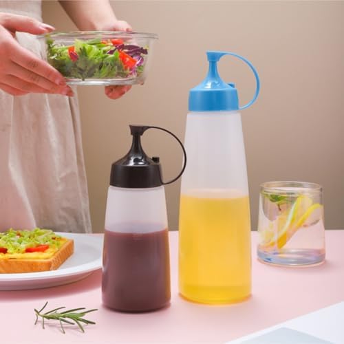 KLEYE 6-Piece Condiment Squeeze Bottles Pack