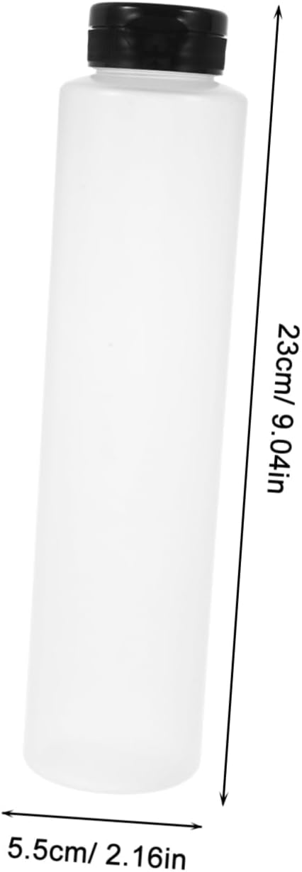 CIYODO 6pc 240ml Condiment Squeeze Bottles with Caps