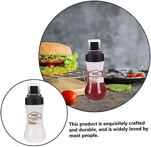ABOOFAN 5-Hole Condiment Squeeze Bottle Kitchen Dispenser