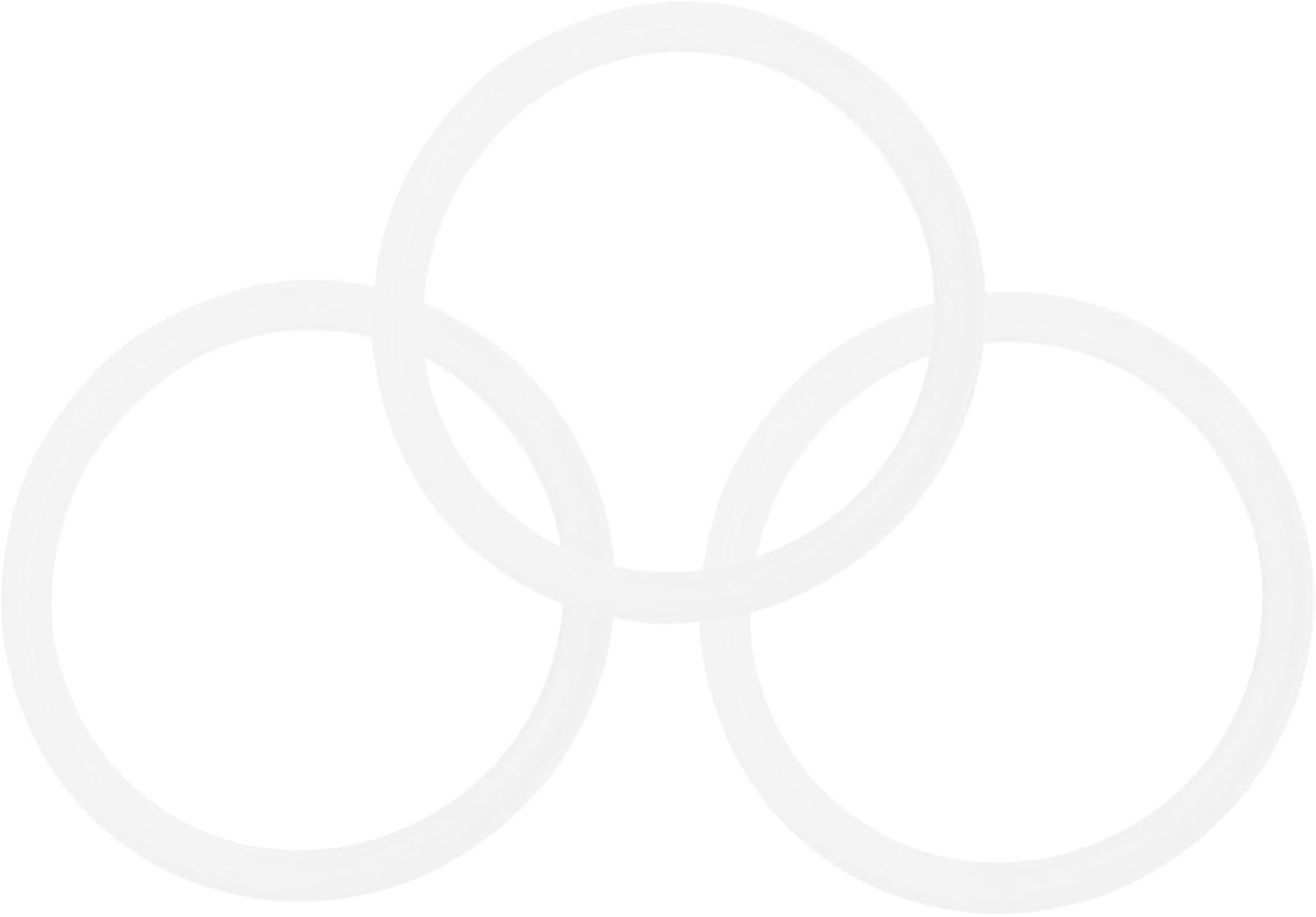 VOSAREA 2 Sets Silicone Sealing Gasket Accessories for Canning Lids