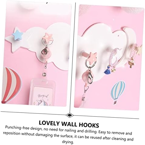 2pcs Cartoon Star and Moon Wall Hangers for Kids Room
