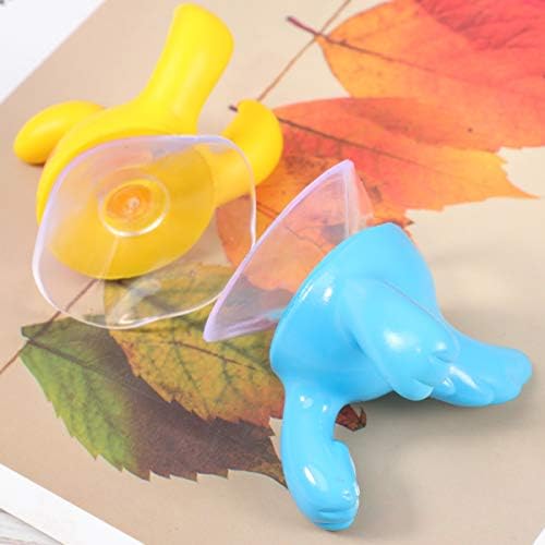 Zerodeko 6pcs Animal Tail Suction Cup Hooks for Bathroom