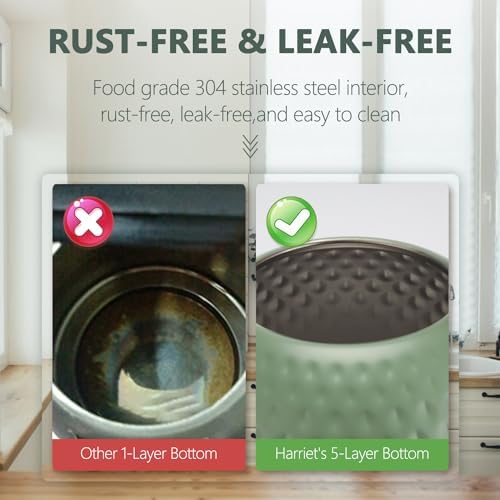 Harriet Tea Kettle 25QT Whistling with 5-Layer Bottom Green