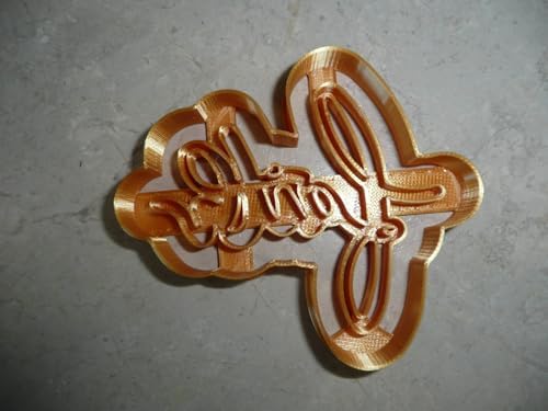 Faith Word Cursive Letters Cookie Cutter Made in USA