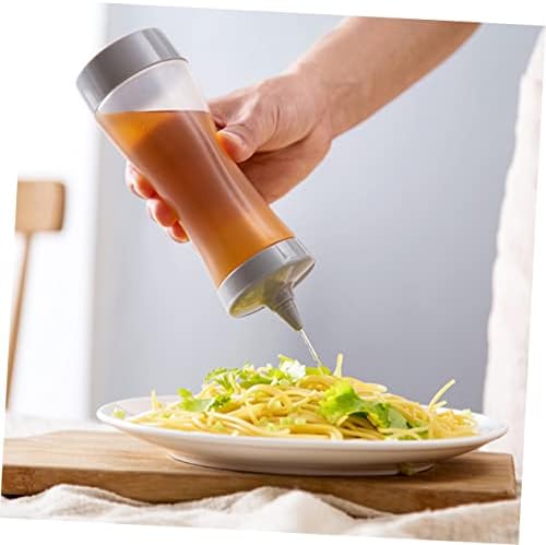 COLLBATH 350ML Reusable Salad Dressing Squeeze Bottle
