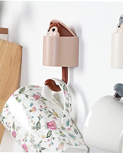 Cute Squirrel Keychain Hooks for Kids and Home Decoration