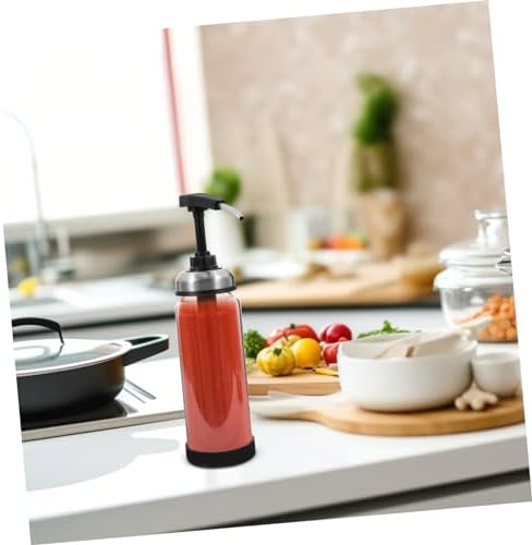 SECFOU 500ml Ketchup Dispenser Pump Bottle
