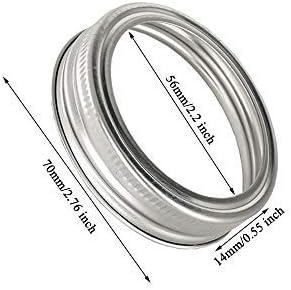 24pcs Silver Canning Jar Bands for 70mm Jars