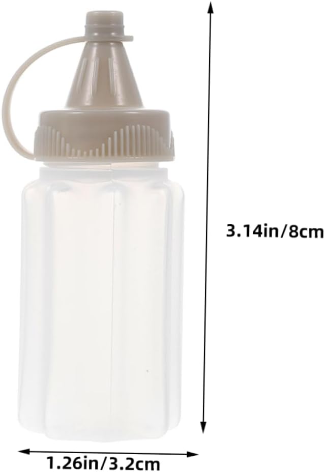 12pcs Leakproof Condiment Squeeze Bottles for Home and Travel 1