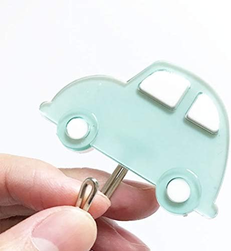 Zerodeko 3PCS Adhesive Wall Hooks Cloud Design Key Holder