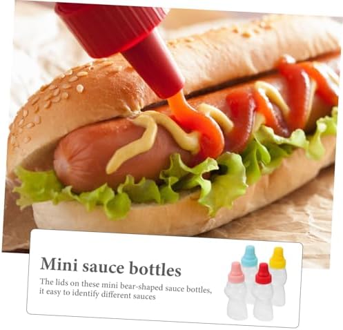 Bear Shaped Mini Sauce Bottles for Kitchen Use 1
