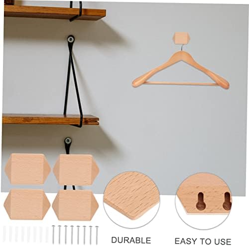 KAILIKETIY 1 Set Multi Functional Wooden Wall Hooks