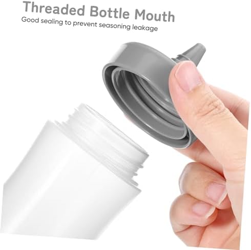 GRIRIW Reusable Plastic Condiment Squeeze Bottles Set
