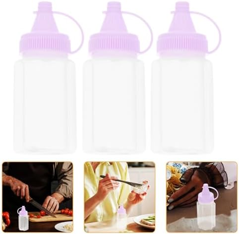 HOLIDYOYO 4PC Refillable Condiment Squeeze Bottles 1