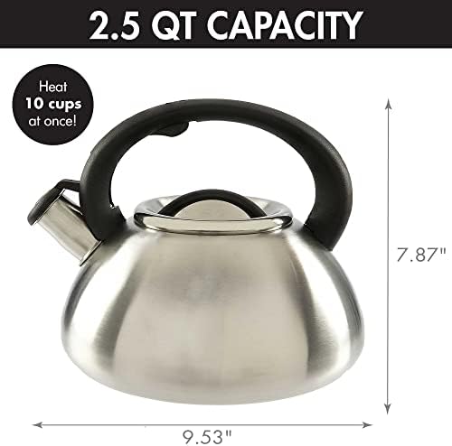 Primula Avalon Whistling Tea Kettle 25 Quart