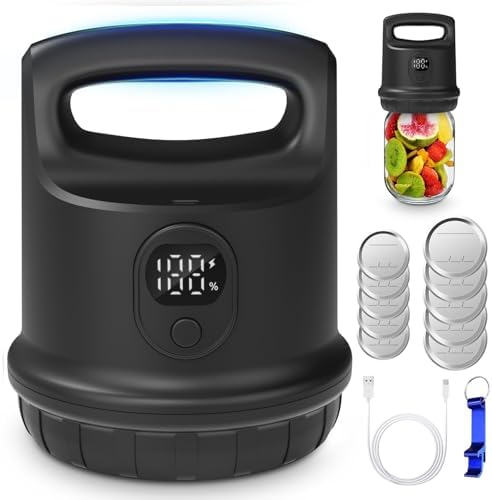Miisekmy Electric Mason Jar Vacuum Sealer Kit