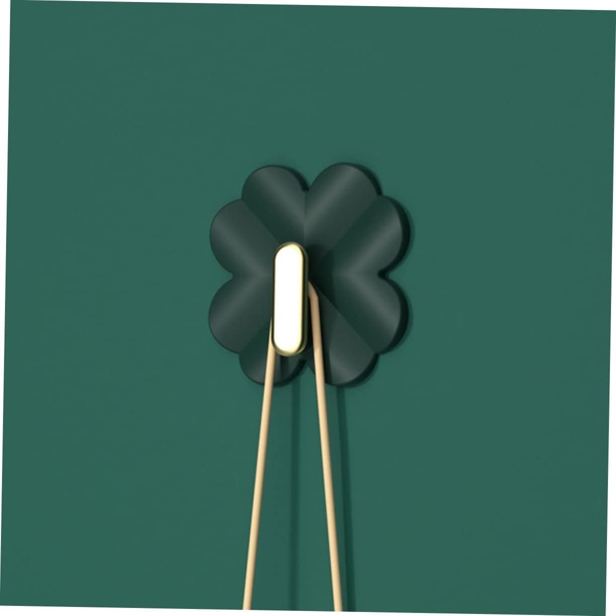 GLEAVI 4Pcs Adhesive Wall Hooks for Coats and Storage