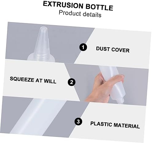 HOLIDYOYO 6 Pack 250ml Squeeze Condiment Bottles
